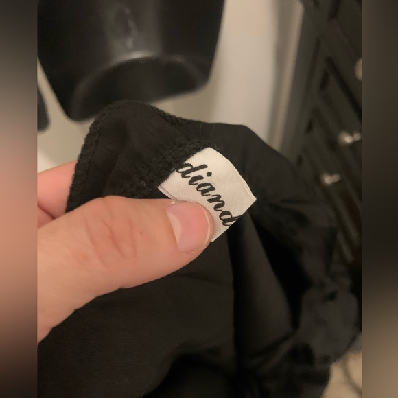 Cool , goth , punk black belted black ruffle like dress - Picture 7 of 7